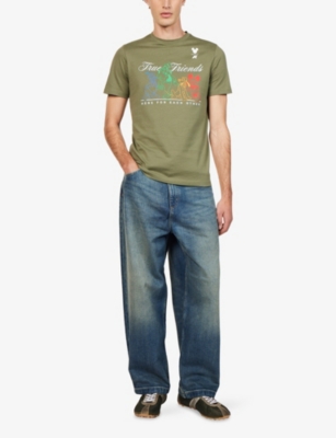 K WAY: Disney True Friends Printed Cotton T-Shirt