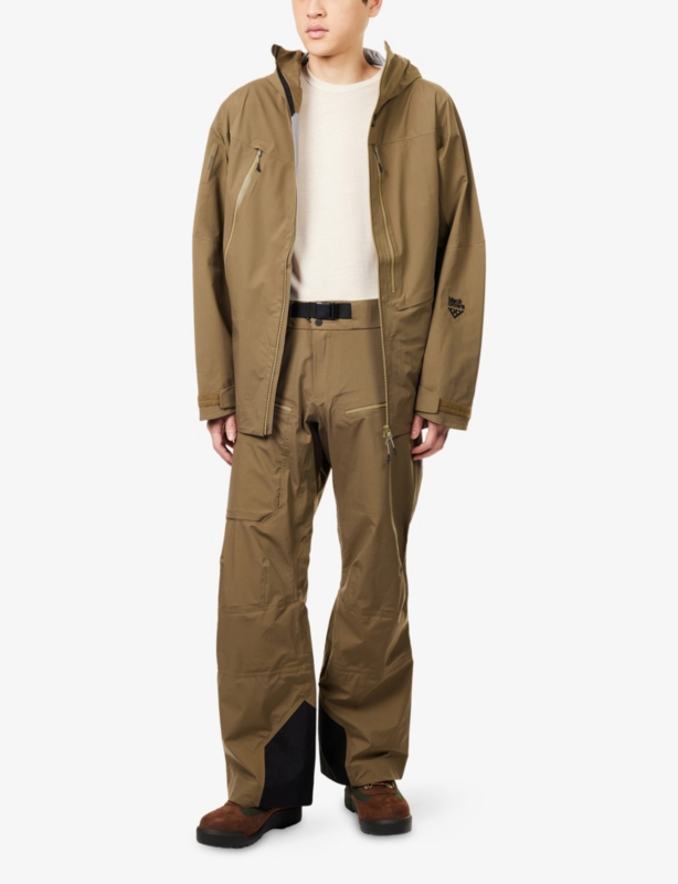 Brand-Print Relaxed-Fit Wool T-Shirt