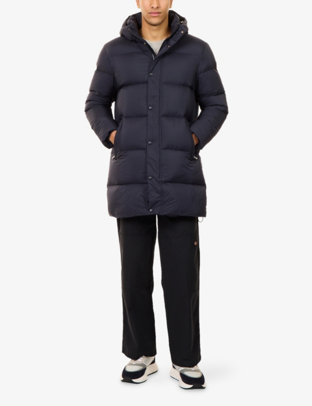 Mid-Length Padded Shell-Down Coat