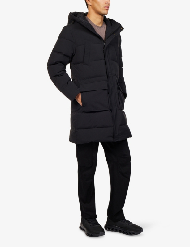 Hooded Mid-Length Puffer Parka