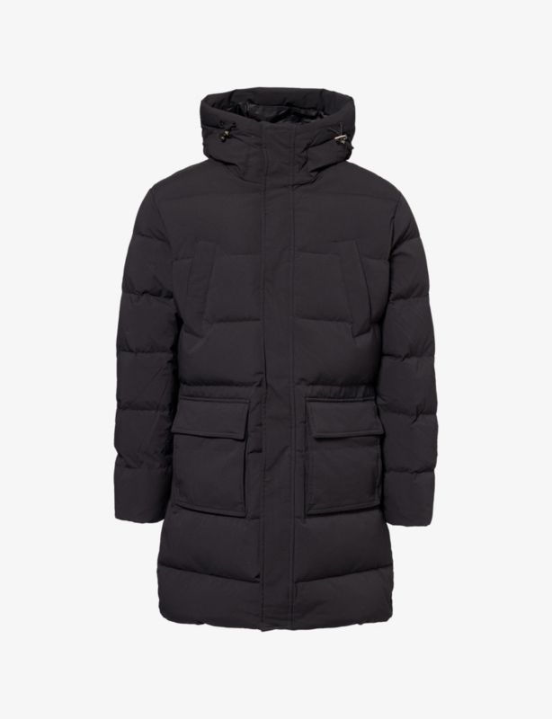 Hooded Mid-Length Puffer Parka