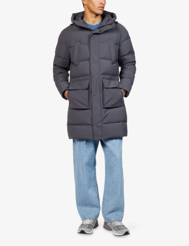 Hooded Mid-Length Puffer Parka
