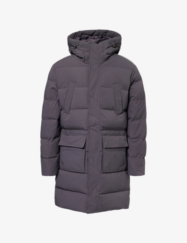 Hooded Mid-Length Puffer Parka