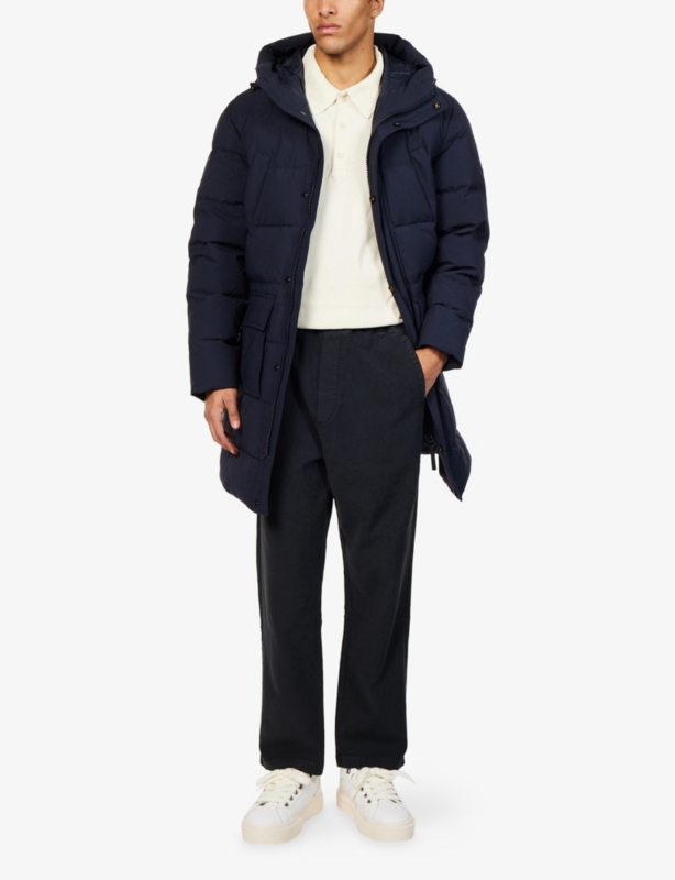 Hooded Mid-Length Padded Parka