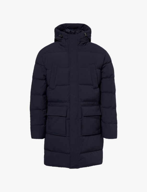 Hooded Mid-Length Padded Parka