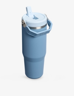 Stanley Indigo Iceflow™ 2.0 Flip Straw Stainless-steel Tumbler 0.89l In Blue