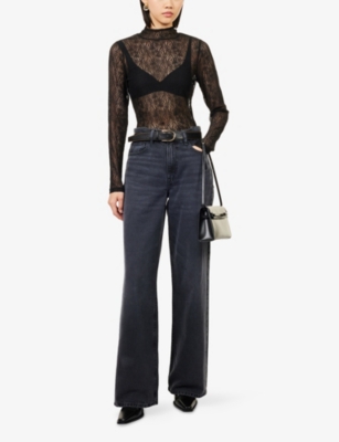 VERONICA BEARD: Nate Long-Sleeves Lace Top