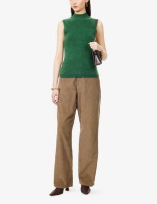 ME AND EM: Brushed High-Neck Cashmere Vest