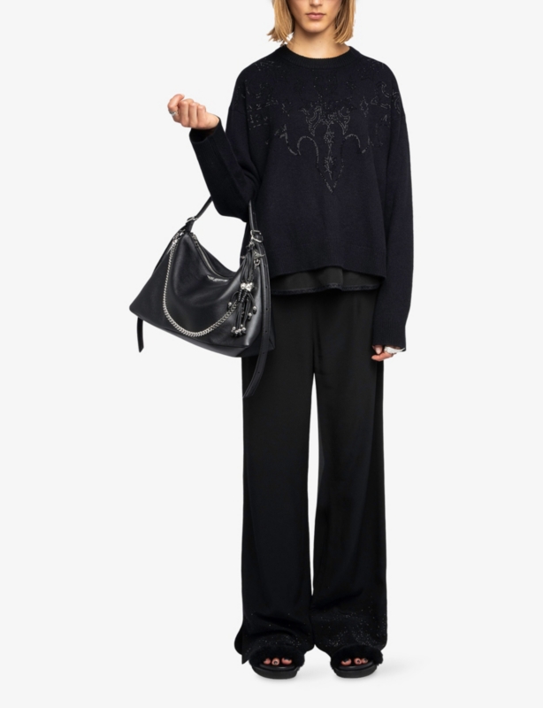 Markuz Rhinestone-Embellished Cashmere Jumper