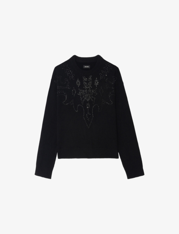 Markuz Rhinestone-Embellished Cashmere Jumper