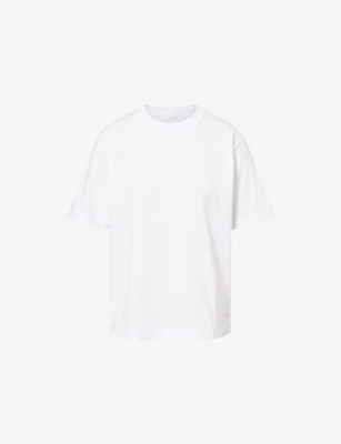 Dries Van Noten Womens White Heydu Relaxed-fit Cotton T-shirt