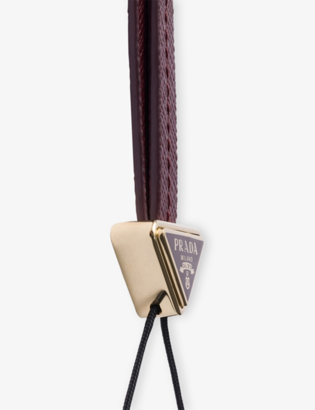 Saffiano Leather Phone Holder Strap