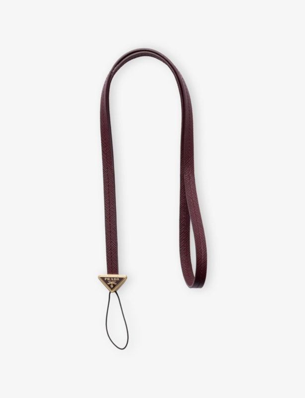 Saffiano Leather Phone Holder Strap