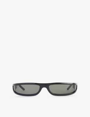 RICK OWENS - Fog Rectangular-Frame Acetate Sunglasses | Selfridges.com