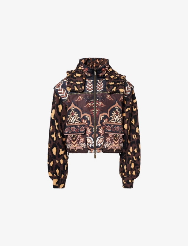 Winter Ainika Floral-Print Padded Jacket