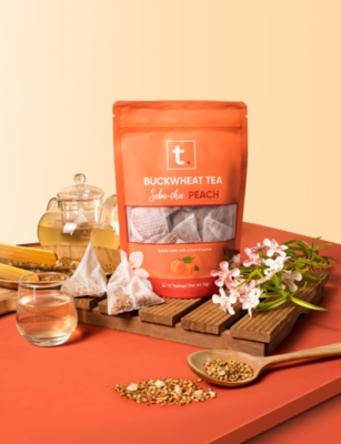 T. BUCKWHEAT TEA: 15 Peach Teabags 75g