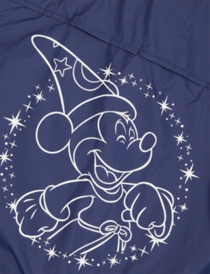 K-way Navy  X Disney 4.0 Claude Fantasia Woven Jacket 4- In Blue