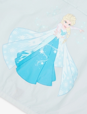 K-way Blue  X Disney 4.0 Claude Frozen Hooded Woven Jacket 4- In Blue