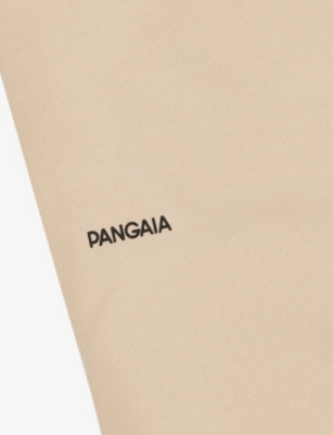 Pangaia Stone 365 Branded Cotton-jersey Jogging Bottoms 3-12 In Sand