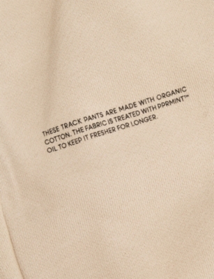 Pangaia Stone 365 Branded Cotton-jersey Jogging Bottoms 3-12 In Pink