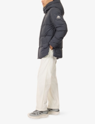 Moose Knuckles Cement Everest 3q Puffer Hooded Woven-down Jacket In Multi