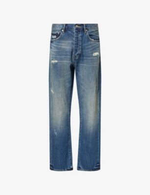 PURPLE BRAND: Lancer Straight-Leg Denim Jeans
