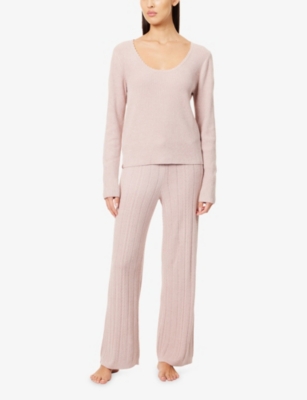 BAREFOOT DREAMS: CozyChic Ultra Lite® Cable Knit Trousers