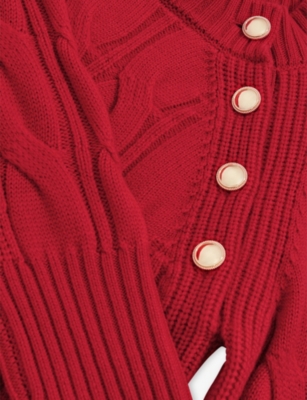 REISS: Harper Cable-Knit Wool Dress 3-9 Years