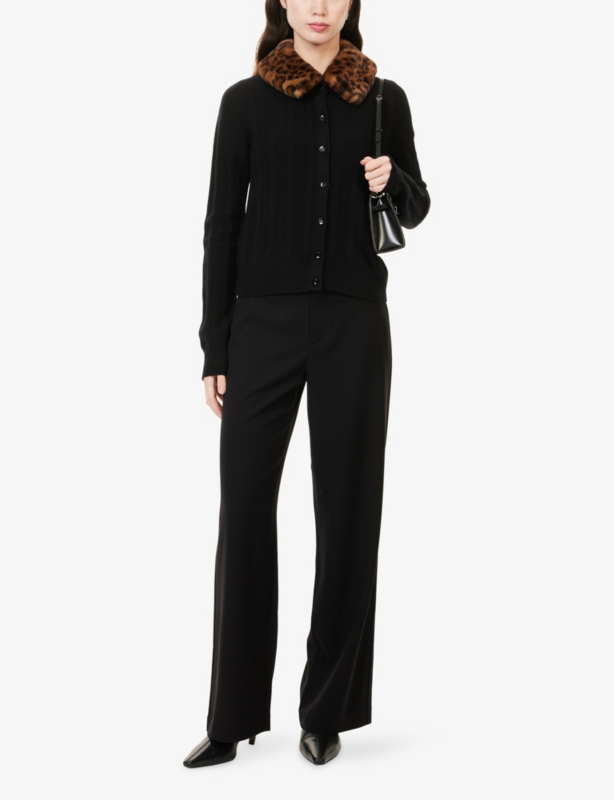 Vida Low-Rise Woven Trousers