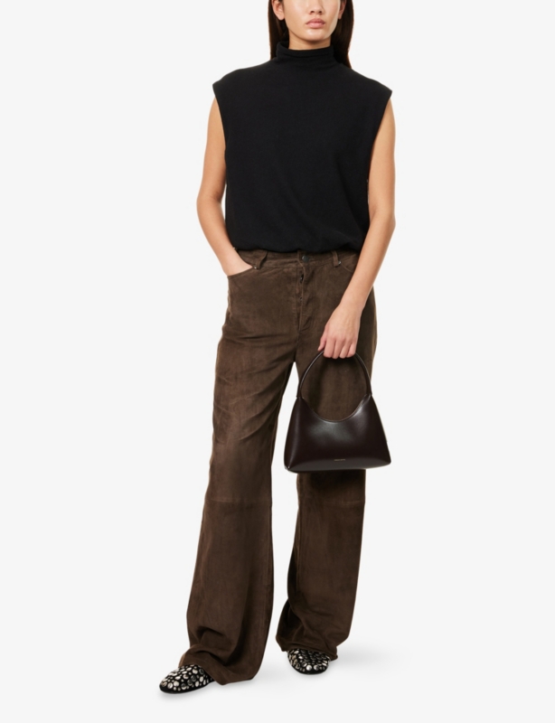 Emmeline Roll-Neck Knit Bodysuit