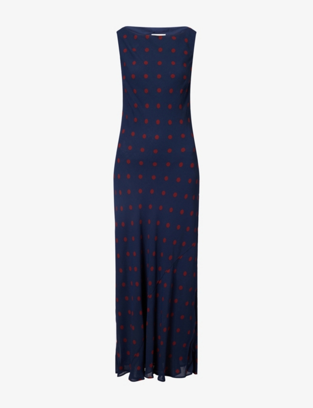 Prescott Polkadot Woven Maxi Dress