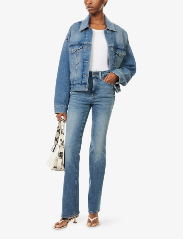 Good Classic Bootcut Stretch-Denim Blend Jeans