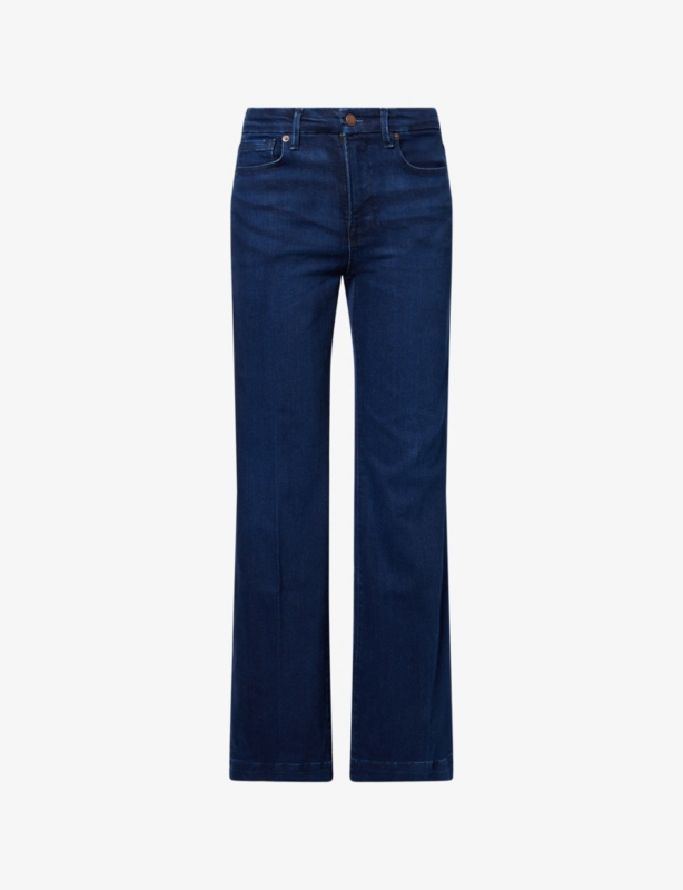 Good Legs Flared Compress Stretch-Denim Jeans