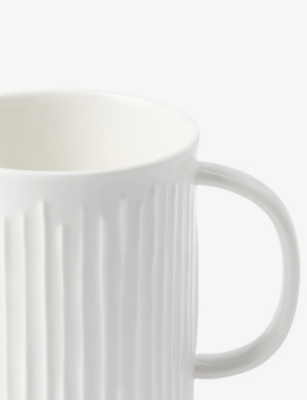 THE CONRAN SHOP: Sketch Lines Embossed Porcelain Mug