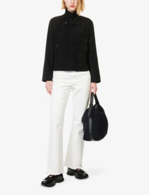 TEAM WANG DESIGN: Acceptance High-Neck Corduroy Jacket