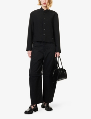 TEAM WANG DESIGN: Acceptance Stand-Collar Woven Jacket