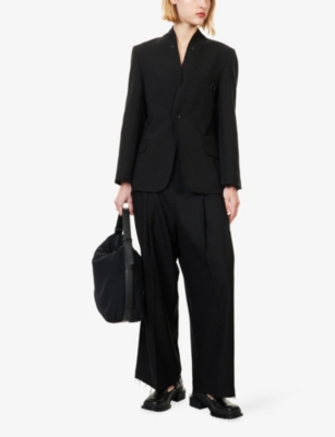 TEAM WANG DESIGN: Acceptance Wide-Leg Woven Trousers