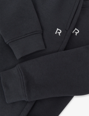 Reiss Avery Cotton-blend Sweatshirt And Jogging Bottoms Set 3 In Blue