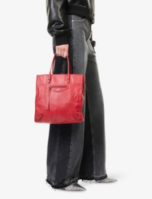 RESELFRIDGES: Pre-Loved Balenciaga Papier Leather Tote Bag