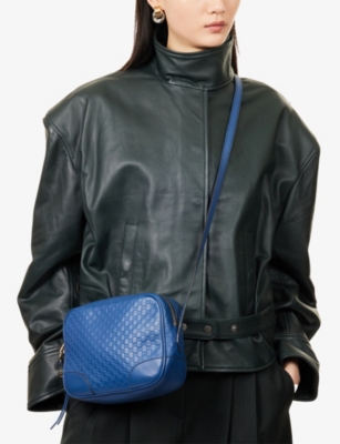 RESELFRIDGES: Pre-Loved Gucci Micro Guccissima Leather Cross-Body Bag