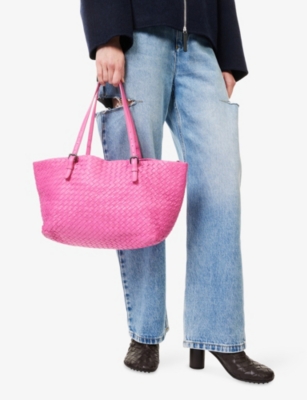 RESELFRIDGES: Pre-Loved Bottega Veneta Intrecciato Leather Tote Bag