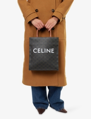 RESELFRIDGES: Pre-Loved Celine Triomphe Cabas Coated-Canvas Tote Bag
