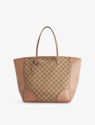 RESELFRIDGES: Pre-Loved Gucci Canvas Tote Bag