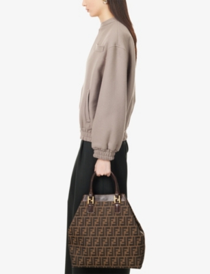 RESELFRIDGES: Pre-Loved Fendi Zucca Canvas Tote Bag