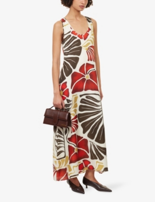 Sir Womens Fiorello Rosso Julietta Woven Maxi Dress In Multi