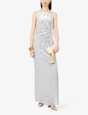 SIR: Ventura Open-Back Woven Gown