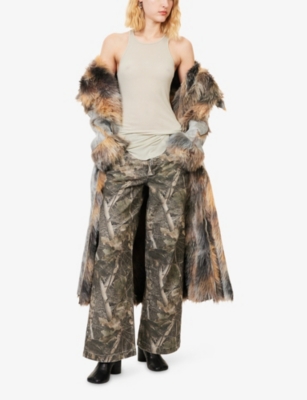 Jaded London Womens  Relaxed-fit Camo Colossus Denim Jeans In Multi