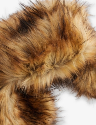 Jaded London Womens Beige Faux-fur Trapper Hat In Sand