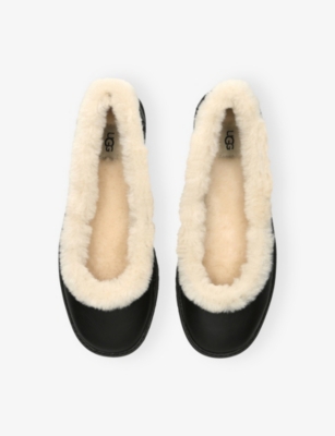 UGG: Zora Leather Ballet Flats