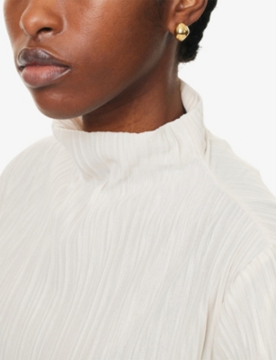 TOTEME: Pebble 24ct Yellow-Gold Plated Brass Stud Earrings